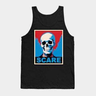 Funny Skeleton Lazy Costume Goth Men Women Funny Halloween Tank Top